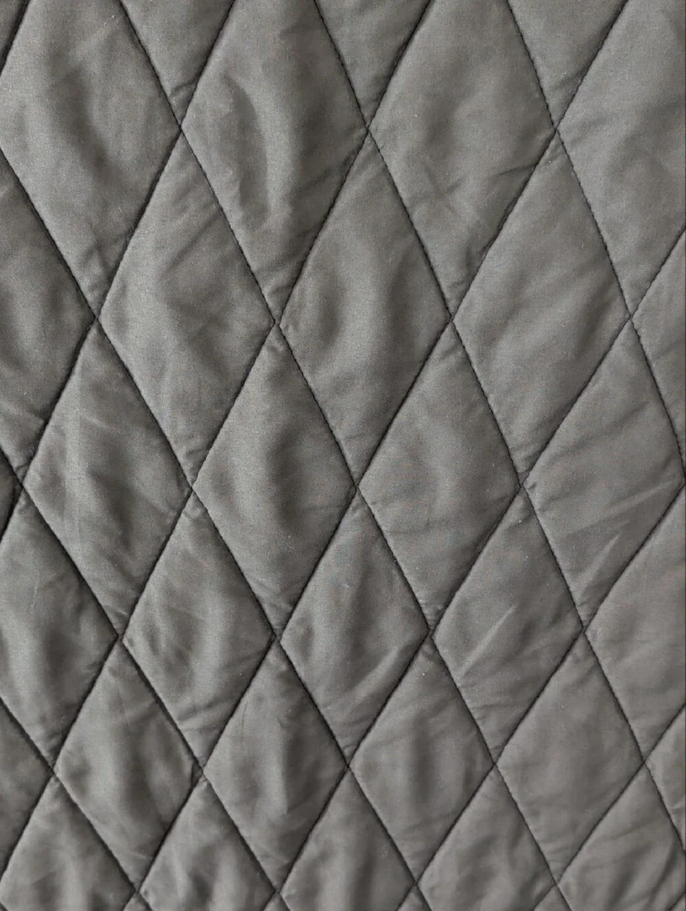 Mercedes Benz Diamond-Quilted Olive Green Throw 52x 75